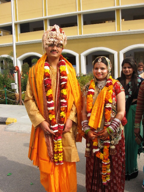 индийские Жених с невестой