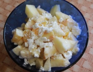 рецепт фруктового салата с йогуртом