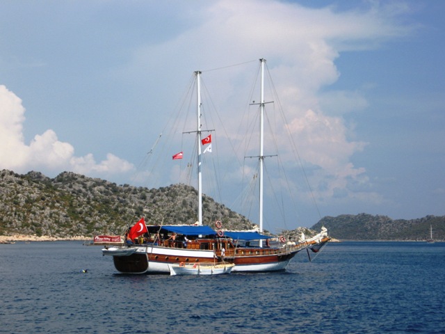 Турция прогулка на яхте