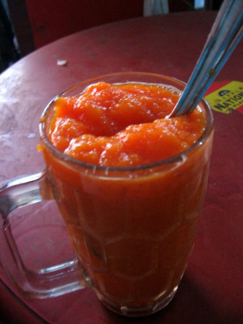 морковный сок в Индии