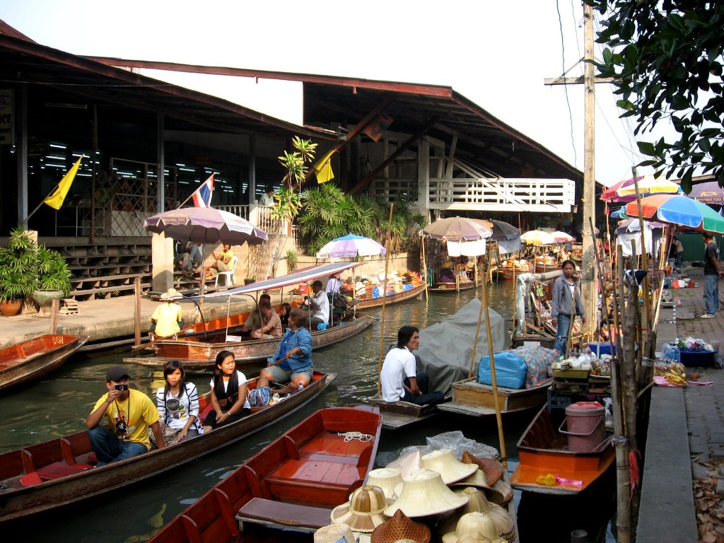 река квай плавучий рынок