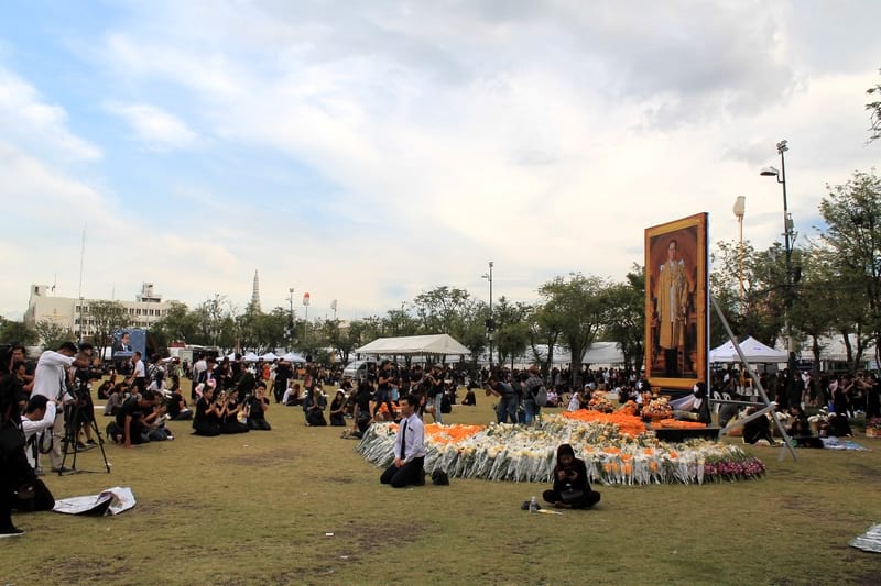 Траурные церемонии в Бангкоке