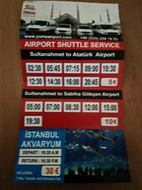 расписание-и-стоимость-трансфера-Стамбул-3