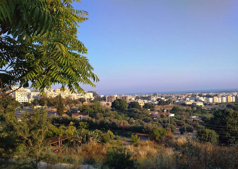 Вид на Пафос Кипр